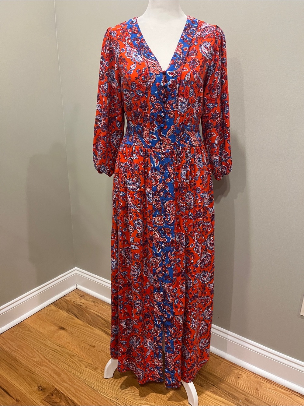 Japana Floral Paisley Maxi Dress